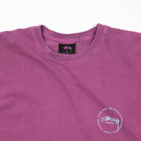 Stussy Old Stamp Pigment Dyed T-Shirt - Berry thumbnail