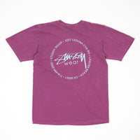 Stussy Old Stamp Pigment Dyed T-Shirt - Berry thumbnail