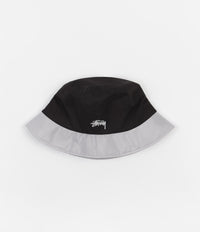 Stussy Outdoor Panel Bucket Hat - Black / Grey