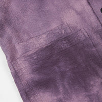 Stussy Overdyed Seersucker Chore Jacket - Purple | Flatspot