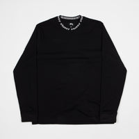 Stussy Owen Long Sleeve T-Shirt - Black thumbnail