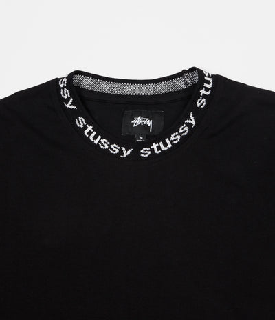 Stussy Owen Long Sleeve T-Shirt - Black