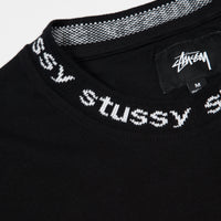 Stussy Owen Long Sleeve T-Shirt - Black thumbnail