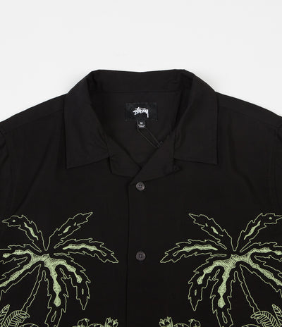 Stussy Palm Tree Shirt - Black