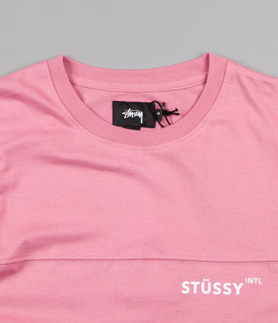 Stussy Panel Crew Jersey - Pink