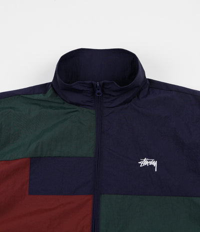 Stussy Panel Track Jacket - Navy