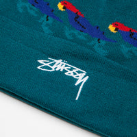 Stussy Parrot Cuff Beanie - Teal thumbnail