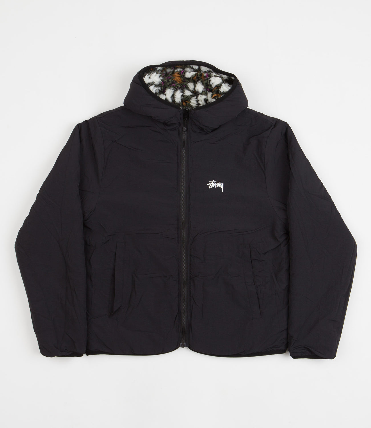 Stussy Pattern Sherpa Jacket - Natural | Flatspot
