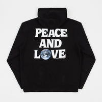 Stussy Peace & Love Hoodie - Black thumbnail