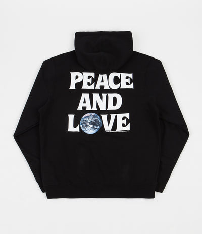 Stussy Peace & Love Hoodie - Black