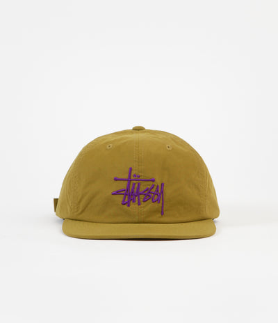 Stussy Peached Nylon Basic Cap - Bronze