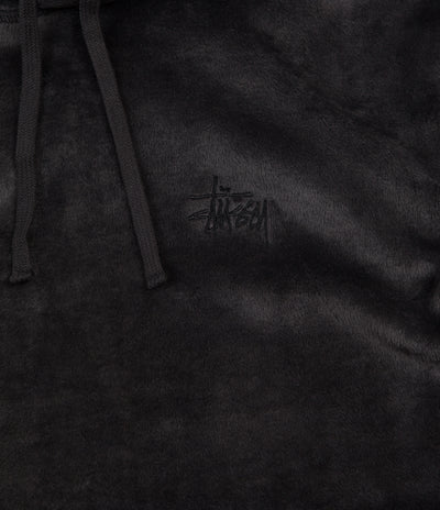 Stussy Pile Fleece Hoodie - Black