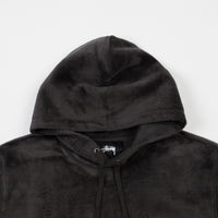 Stussy Pile Fleece Hoodie - Black thumbnail