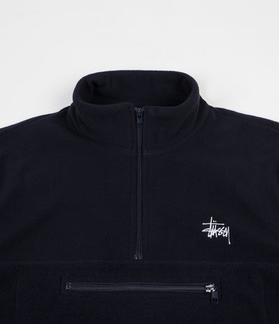 Stussy Polar Mock Neck Fleece - Navy