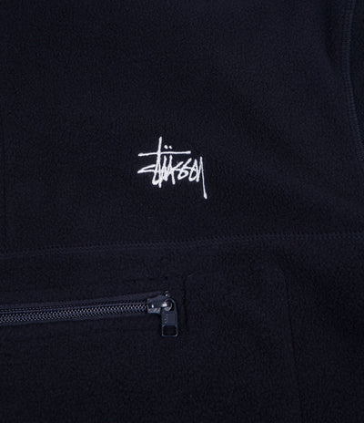 Stussy Polar Mock Neck Fleece - Navy