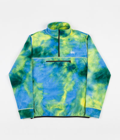 Stussy Polar Mock Neck Fleece - Tie Dye