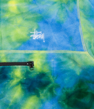 Stussy Polar Mock Neck Fleece - Tie Dye