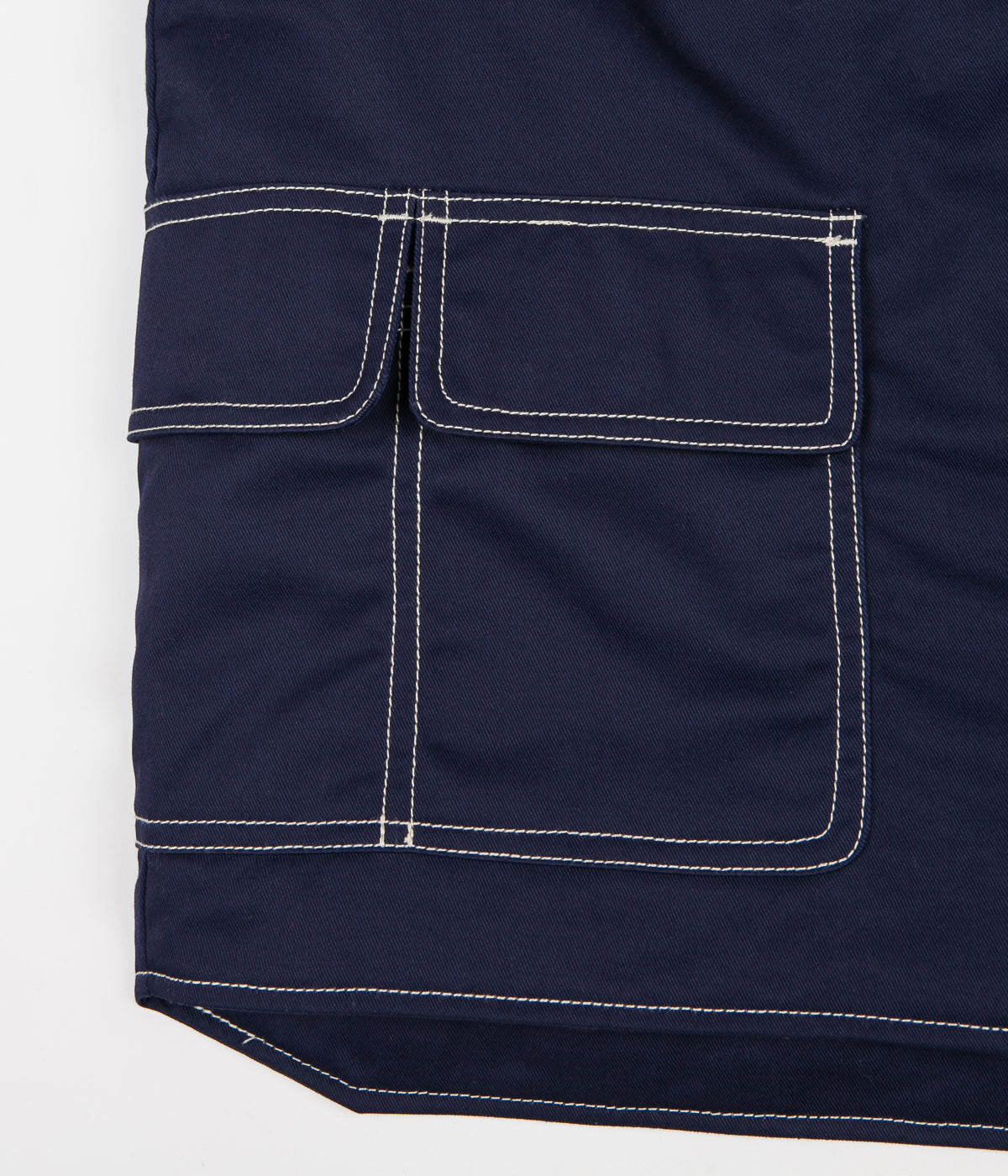 Stussy Poly Cotton Work Vest - Navy | Flatspot