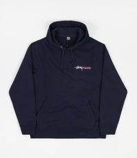 Stussy Positive Vibrations Applique Hoodie - Navy