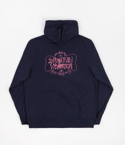 Stussy Positive Vibrations Applique Hoodie - Navy