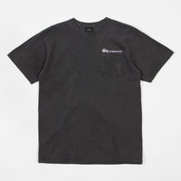 Stussy Post Modern Root Pigment Dyed Pocket T-Shirt - Black thumbnail