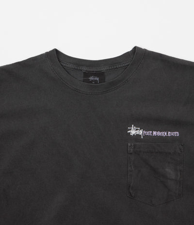 Stussy Post Modern Root Pigment Dyed Pocket T-Shirt - Black