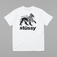 Stussy Rasta Lion T-Shirt - White thumbnail