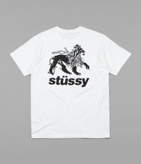 Stussy Rasta Lion T-Shirt - White