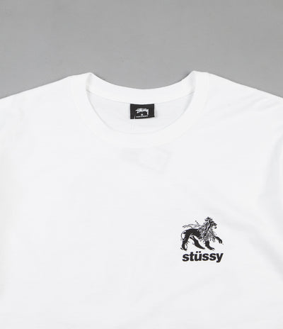 Stussy Rasta Lion T-Shirt - White