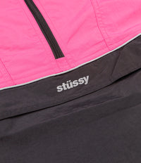 Stussy Reflective Sports Pullover Jacket - Berry | Flatspot