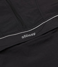 Stussy Reflective Sports Pullover Jacket - Black | Flatspot