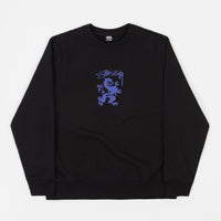 Stussy Regal Applique Crewneck Sweatshirt - Black thumbnail