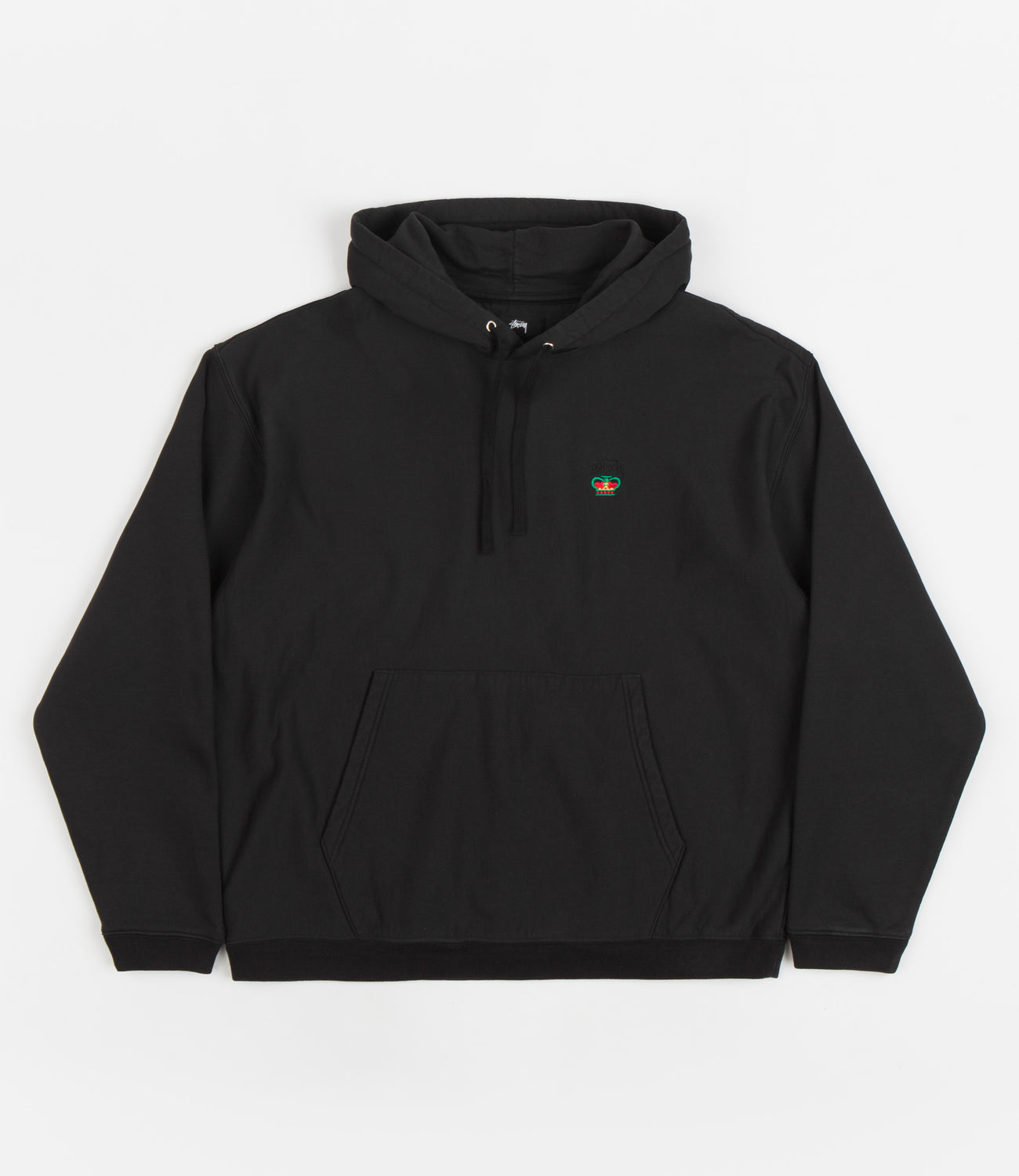 Stussy Relaxed Oversized Hoodie - Black | Flatspot