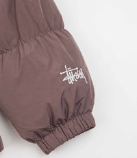 Stussy Ripstop Down Puffer Jacket - Rose | Flatspot