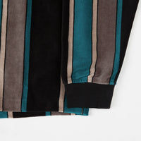 Stussy Roland Stripe Full Zip Jacket - Black thumbnail