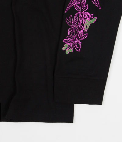 Stussy Rosebud Long Sleeve T-Shirt - Black