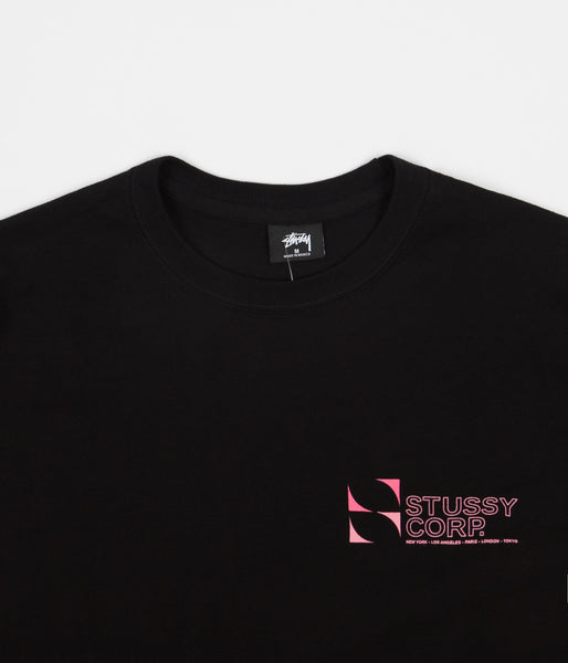 Stussy S Square T-Shirt - Black | Flatspot