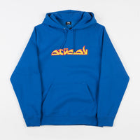 Stussy Script Applique Hoodie - Blue thumbnail