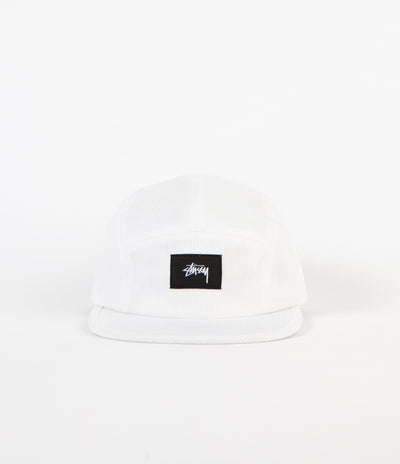 Stussy Seersucker Camp Cap - Off White