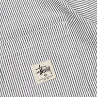 Stussy Seersucker Half-Zip Shirt - Black Stripe thumbnail