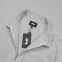 Stussy Seersucker Half-Zip Shirt - Black Stripe thumbnail