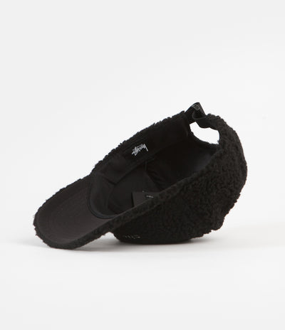 Stussy Sherpa Fleece Low Pro Cap - Black