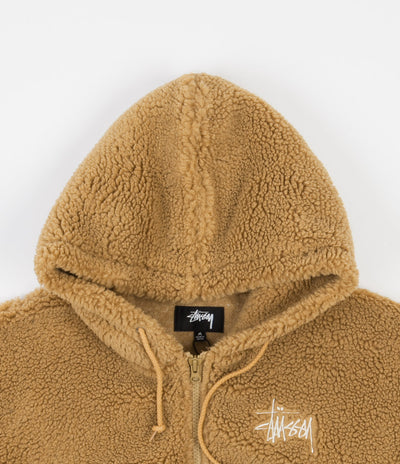 Stussy sherpa zip outlet hoodie