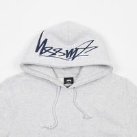 Stussy Smooth Stock Applique Hoodie - Grey Heather thumbnail