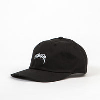 Stussy Smooth Stock Low Cap - Black thumbnail