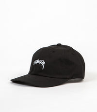 Stussy Smooth Stock Low Cap - Black