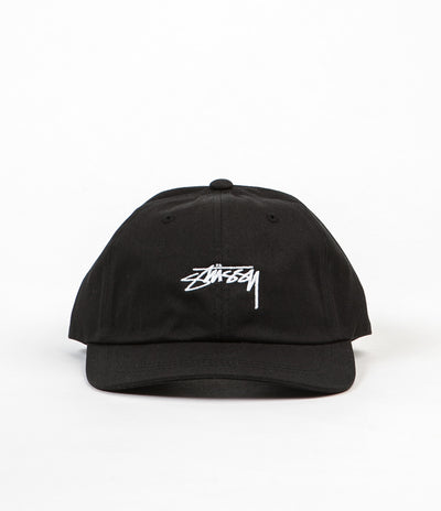 Stussy Smooth Stock Low Cap - Black