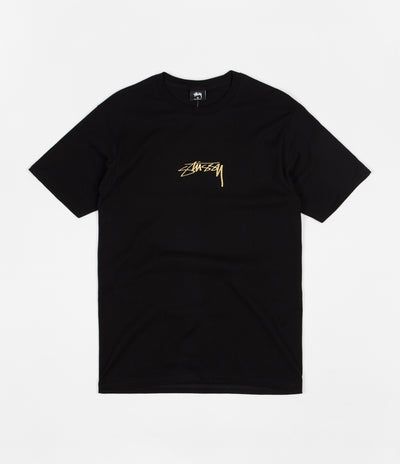 Stussy Smooth Stock T-Shirt - Black