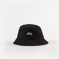 Stussy Stock Bucket Hat - Black thumbnail