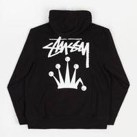 Stussy Stock Crown Hoodie - Black thumbnail